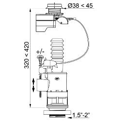 Wiquin Touchless Flush Valve 10950189