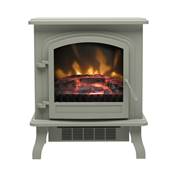 Be Modern Colman Electric Stove in French Grey Finish 27502