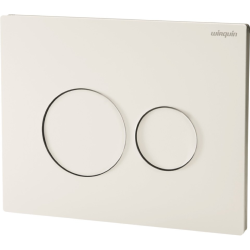 Wirquin Lunar Dual Flush Plate White 50120788