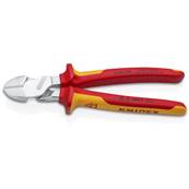 Knipex High Leverage Diagonal Cutter Insulated Multi-comp. Grips VDE Chrome-plated 200mm 74 06 200