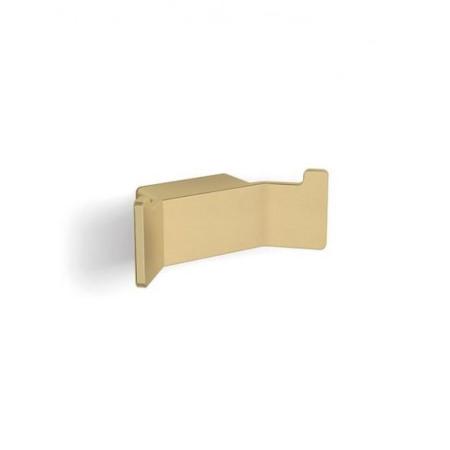An image of HIB Atto Brushed Brass Robe Hook ACATBB02