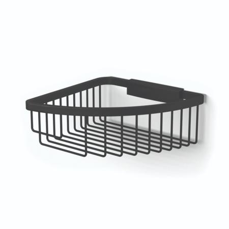 HIB Corner Shower Basket Black Traditional ACSBBK01