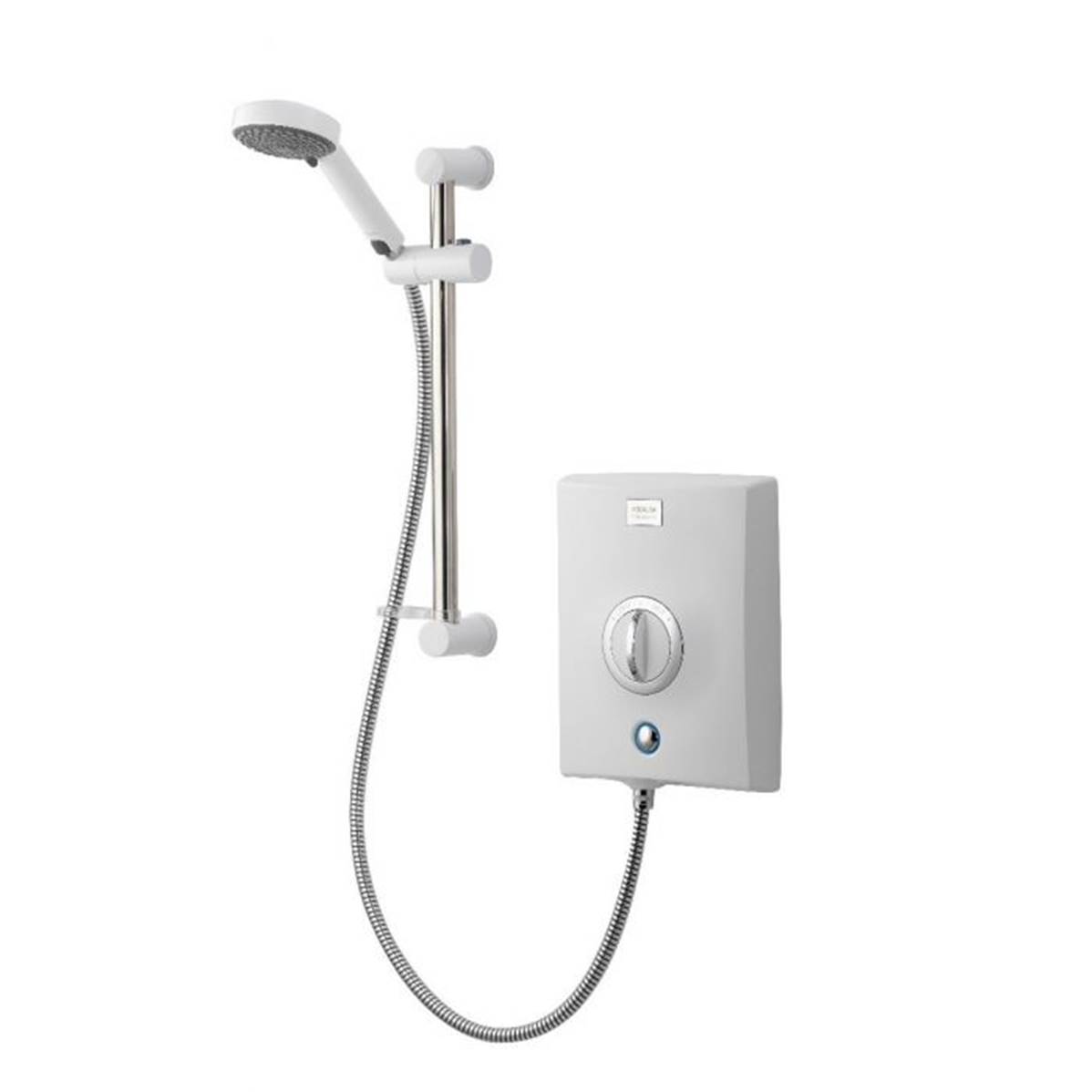 Aqualisa Electric Shower 8.5kW Quartz White Chrome