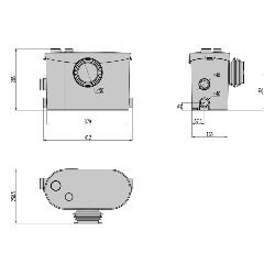 FlowPro Macerator for WC & Bathroom - Side Outlet FP400
