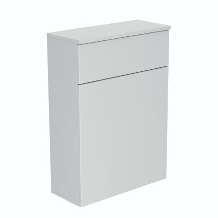 An image of Newland 600mm WC Unit Including Worktop (No Cistern) Pearl Grey