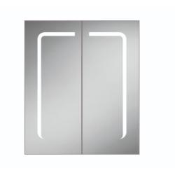 HIB Stratus 60 LED Demisting Aluminium Mirror Cabinet 46900