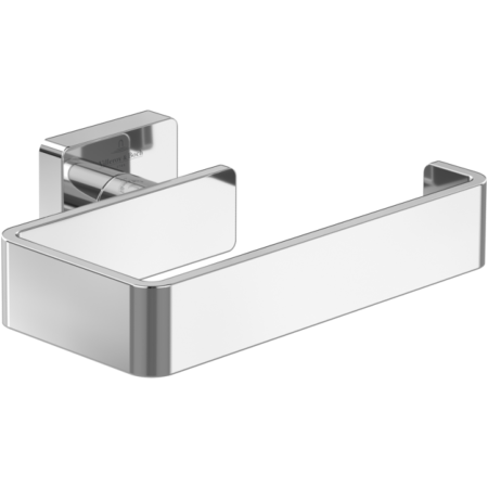 An image of Villeroy & Boch Elements Striking Toilet Roll Holder Chrome TVA15201400061