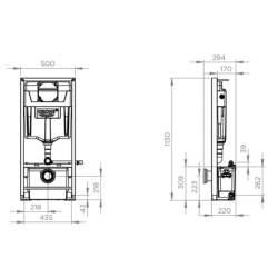 Saniflo Saniwall Pro Up (Glass) 6110