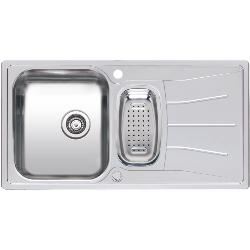 Reginox Diplomat Inset Stainless Steel Kitchen Sink - 1.5 Bowl with Waste Included