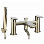 Highlife Rona Brushed Brass Baths Shower Mixer 12425R