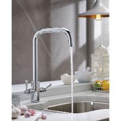 Highlife Don Twin Lever Sink Mixer Chrome 13231