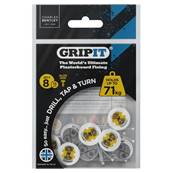 Gripit 15mm Yellow Gripit Pack of 25 GP1525