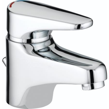 An image of Bristan Chrome Plated Jute Basin Mixer with Pop-Up Waste JU BAS C