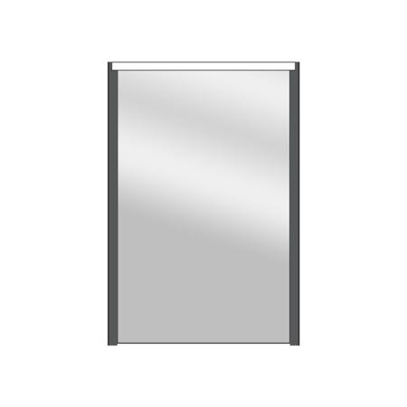 An image of HIB Dusk 50 LED Aluminium Mirror Cabinet 54000