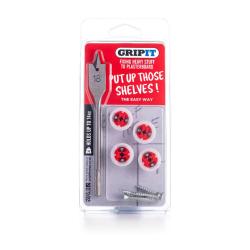 Gripit Complete Shelf Fixing Kit - Holds up to 74kg