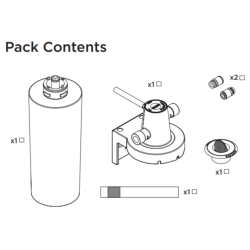 Bristan BWT Limescale Filter Kit (Includes Head) RAP SCALE FILT KIT