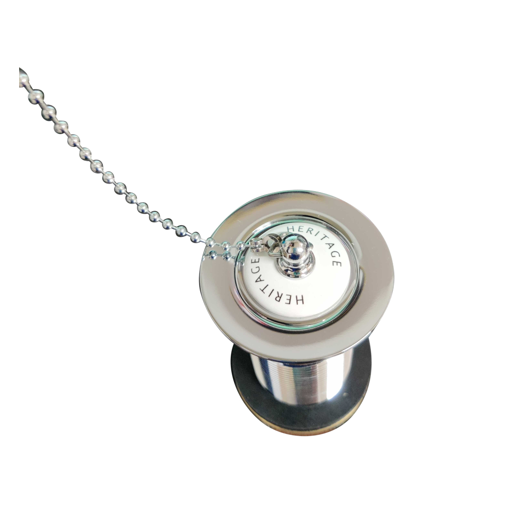 An image of Heritage Heritage Basin Waste Plug Chrome Thc10p