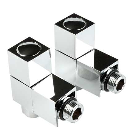 An image of Inta Square 15mm Decorative Angled Valve 1030CP