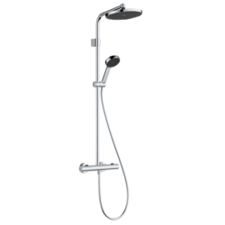 hansgrohe Activera S Showerpipe 240 1jet EcoSmart with Ecostat Fine Varia Chrome 28078000