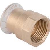 Geberit Mapress Copper Adaptor with feMale Thread: CC499K, d=15mm, Rp=1/2" - 61802