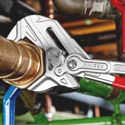 Knipex Pliers Wrench XL Plastic Coated Chrome-plated 400mm 86 03 400