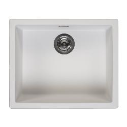 Reginox Amsterdam 50 Pure White Single Bowl Granite Sink