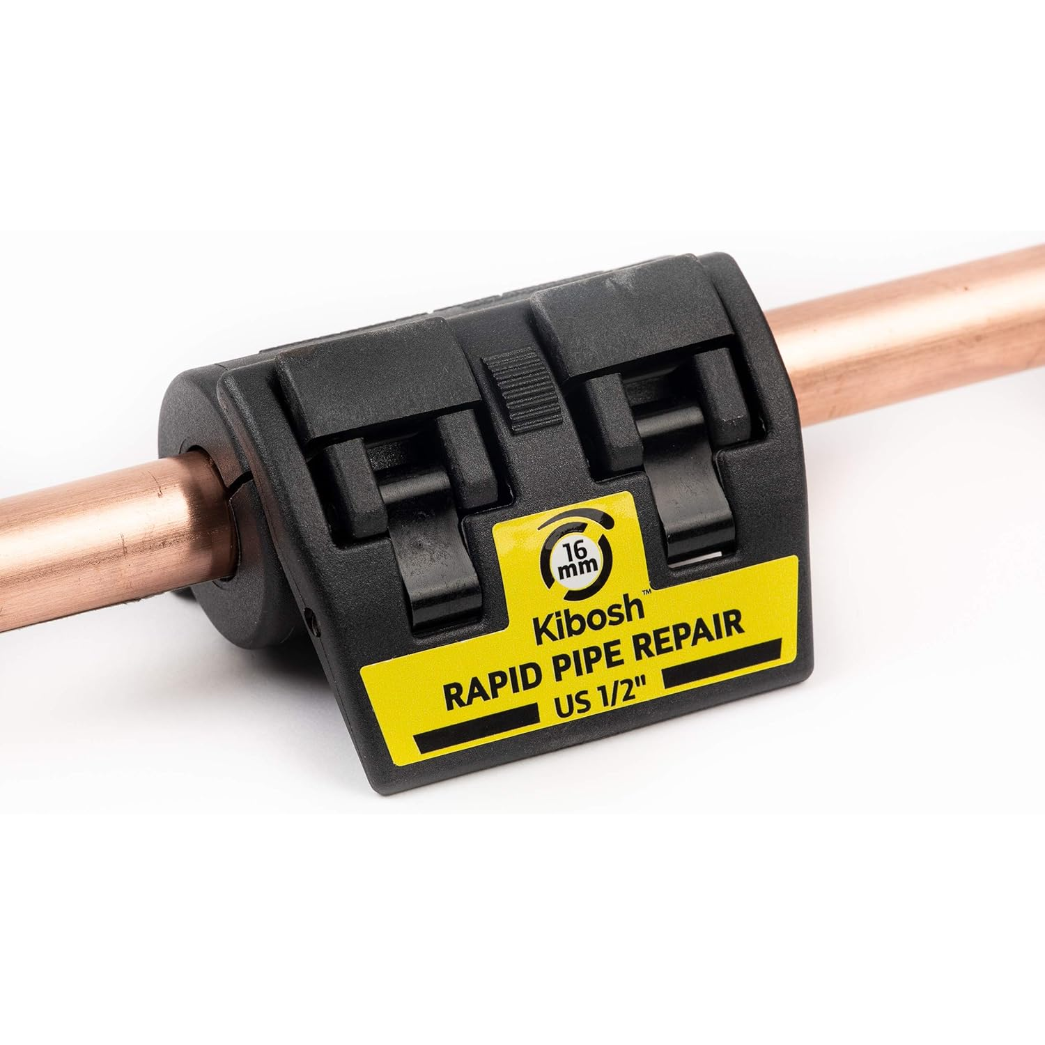 An image of Kibosh Rapid Pipe Repair Clamp 16mm Kib16bk-r