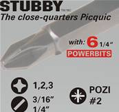 Picquic Stubby Multi Screwdriver - Orange PICQUICSTB