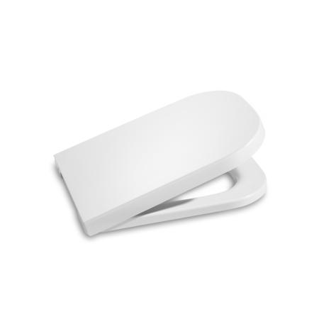 An image of Roca The Gap Compact Toilet Seat with Soft-Closing - White A801732002