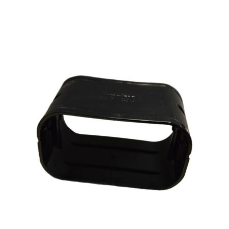 Diversitech Black 140mm External ASHP Trunking Straight Connector 90mm x 140mm TR-CP-140-B