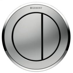 Geberit Type 10 Remote Dual Flush Button - Matt Chrome 116.055.KN.1