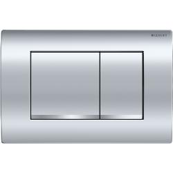 Geberit Delta Concealed Cistern 120mm with Delta 30 Flush Plate Gloss Chrome Plated 109.104.21.2