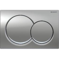 Geberit Alpha01 Round Dual Flush Plate - Chrome 115.035.21.1