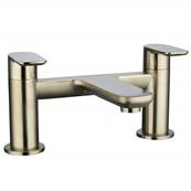 Highlife Rona Brushed Brass Bath Filler 12421R