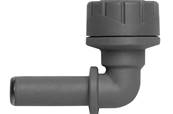 Polypipe PolyPlumb Spigot Elbow 22mm (Not Suitable For Use With Compression Fittings) PB1022