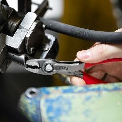 Knipex TwinGrip Front & Side Gripping Pliers Plastic Coated Grey Atramentized 150mm 82 01 150