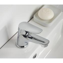 Bristan Aster Basin Mixer with Clicker Waste Chrome AST BAS C