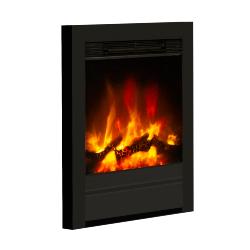 Bemodern Beam 16" Matt Black Inset Electric Fire 049719