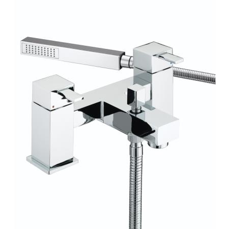 An image of Bristan Quadrato Pillar Bath Shower Mixer QD BSM C