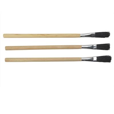 Monument Tools Wood Handle Flux Brushes Pack of 3 (Plus 2 Free) 3015M