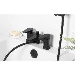 Bristan Hourglass Bath Shower Mixer Tap Black HOU BSM BLK