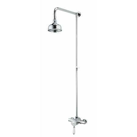 An image of Bristan Colonial2 Thermostatic Shower Valve with Rigid Riser Chrome KN2 SHXRR C