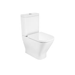 Roca The Gap Compact Toilet Seat with Soft-Closing - White A801732002