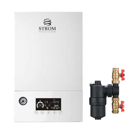 Strom 14.4kW Single Phase Electric Combi Boiler with Filter WBSP15C