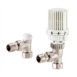 Honeywell Home 15mm Angled TRV and Lockshield Pack VTL15-15A