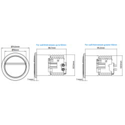 Thomas Dudley Geo Dualflush Button 73.5mm 372937