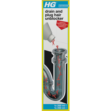 HG Drain and Plug Hair Unblocker (450ml) 667045106