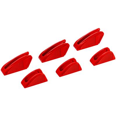 An image of Knipex Protective Waterpump Pliers Jaw Covers Fits 86 Xx 250 models 3 Pairs 86 0...