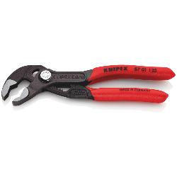 Knipex Cobra High-Tech Water Pump Pliers Plastic Coated Grey Atramentized 125mm 87 01 125