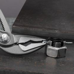 Knipex Cobra ES Water Pump Pliers Extra-slim Plastic Coated Grey Atramentized 180mm 87 51 180